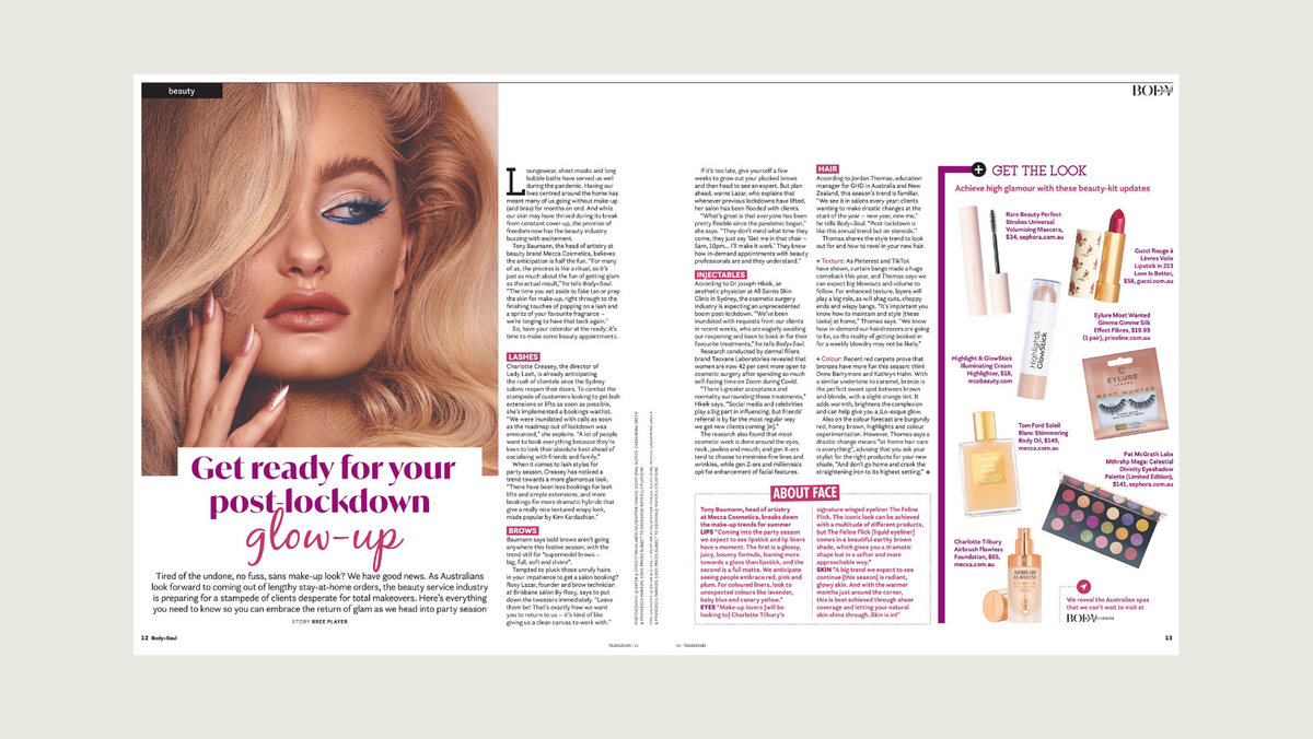 BODY + SOUL - GET READY FOR YOUR POST-LOCKDOWN GLOW-UP