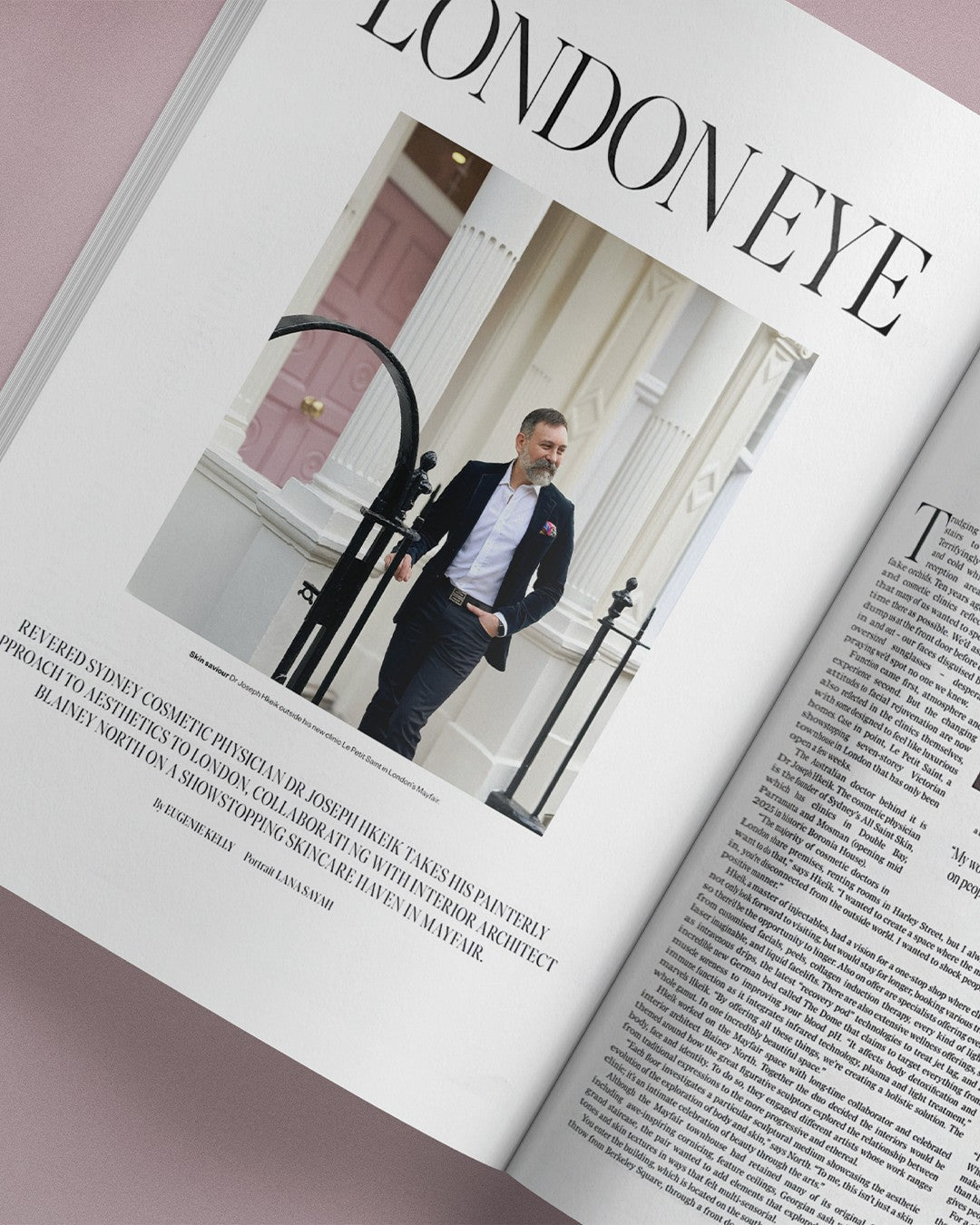 IN THE PRESS: Dr. Joseph Hkeik Brings His Vision to London