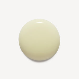 A dollop of white gel with a lighter streak