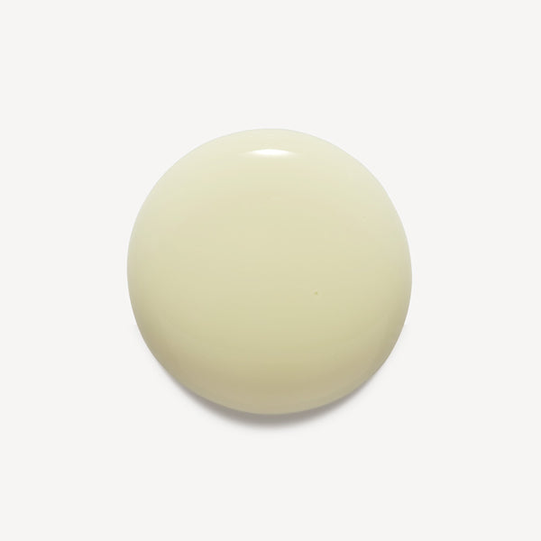 A dollop of white gel with a lighter streak