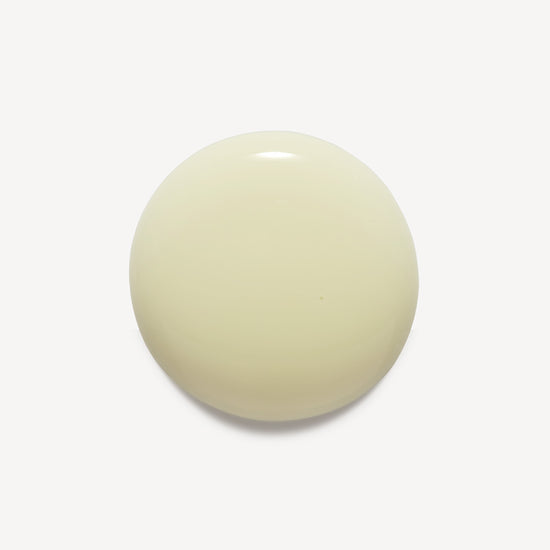 A dollop of white gel with a lighter streak